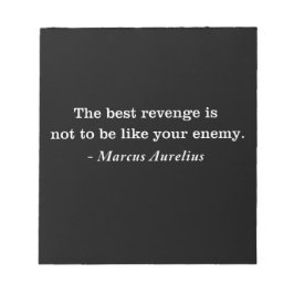 Marcus Aurelius Revenge Stoic Quote Notitieblok