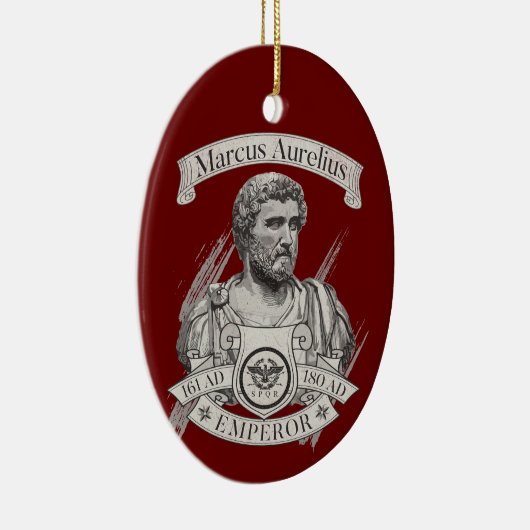 Marcus Aurelius Romeins keizer Keramisch Ornament (Rechts)