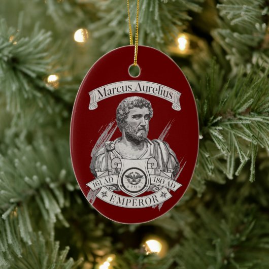 Marcus Aurelius Romeins keizer Keramisch Ornament (Boom)