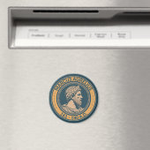 Marcus Aurelius Romeinse keizer Illustratie Badge Magneet (Insitu (Vaatwasser))