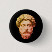 Marcus Aurelius Ronde Button 3,2 Cm (Voorkant)