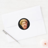 Marcus Aurelius Ronde Sticker (Envelop)