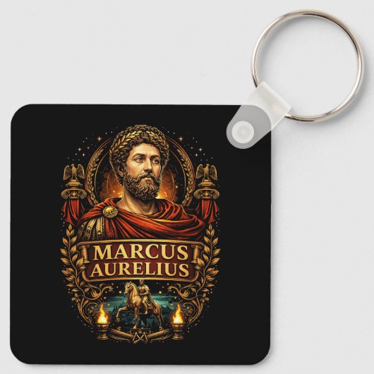 Marcus Aurelius Sleutelhanger (Achterkant)