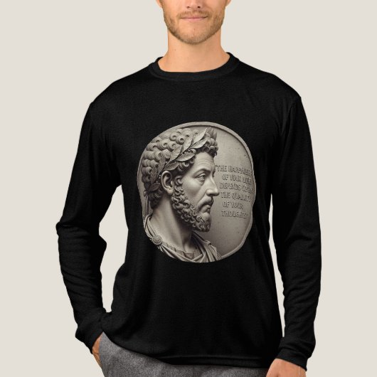 Marcus Aurelius Stoic Quote Sweatshirt (Voorkant volledig)