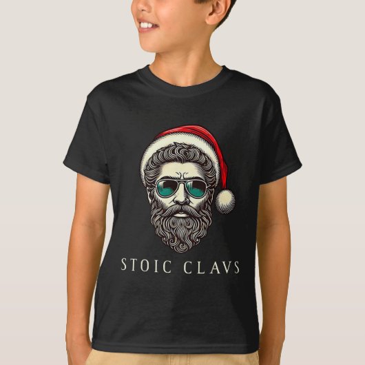 Marcus Aurelius Stoic Santa Claus Stoicism Funny C T-shirt (Voorkant)