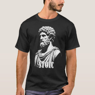 Marcus Aurelius Stoic Wisdom T-shirt voor heren