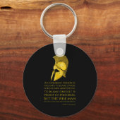 Marcus Aurelius Stoïcijns Filosofie Quote - Roman Sleutelhanger (Voorkant)