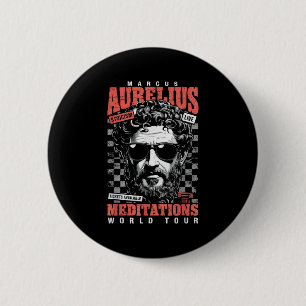 Marcus Aurelius Stoïcijns filosoof citeert Motivat Ronde Button 5,7 Cm