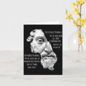 Marcus Aurelius Stoïcijnse Filosofie Roman Filosoo Kaart (Gele Bloem)