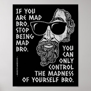 Marcus Aurelius Stoïcijnse filosoof Ancient Roman  Poster