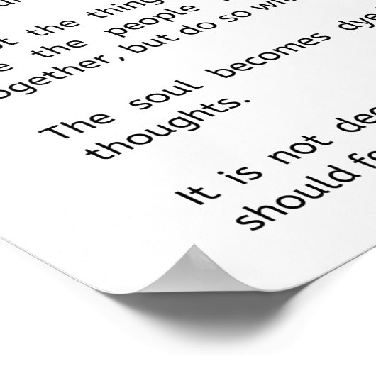 Marcus Aurelius Stoïcijnse meditaties. De Wijsheid Poster (Hoek)