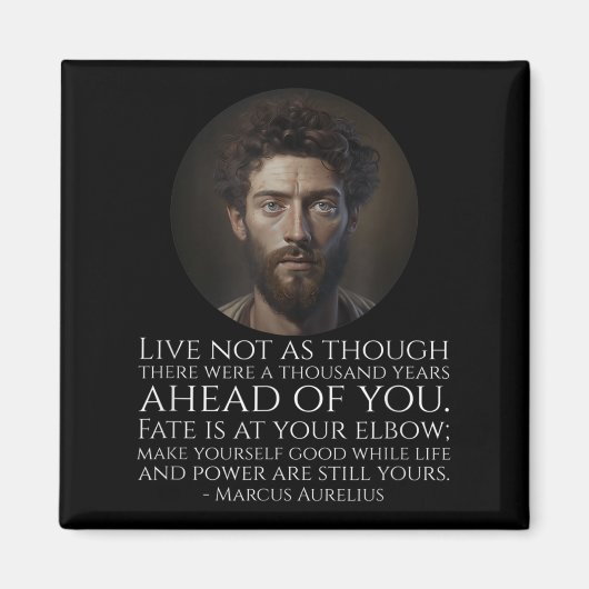 Marcus Aurelius Stoïcisme - Romeinse stoïcijnse fi Magneet (Voorkant)