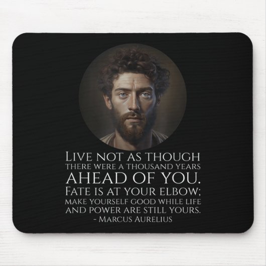 Marcus Aurelius Stoïcisme - Romeinse stoïcijnse fi Muismat (Voorkant)