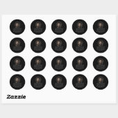 Marcus Aurelius Stoïcisme - Romeinse stoïcijnse fi Ronde Sticker (Vel)