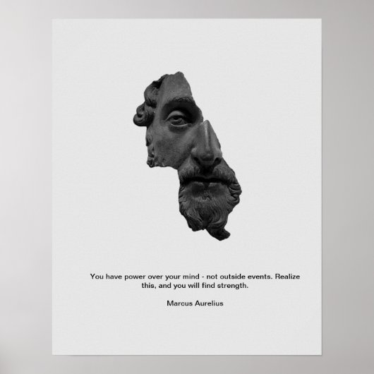 Marcus Aurelius T Shirt Poster (Voorkant)