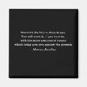 Marcus Aurelius Toekomst Stoïcisme Quote Magneet (Voorkant)