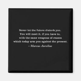 Marcus Aurelius Toekomst Stoïcisme Quote Magneet
