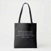 Marcus Aurelius Toekomst Stoïcisme Quote Tote Bag