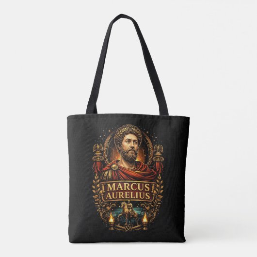 Marcus Aurelius Tote Bag (Achterkant)