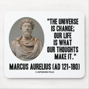 Marcus Aurelius universum is verandering in ons le Muismat