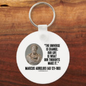 Marcus Aurelius universum is verandering in ons le Sleutelhanger (Voorkant)