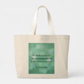 Marcus Aurelius: Verover woede en vind innerlijke Grote Tote Bag (Achterkant)