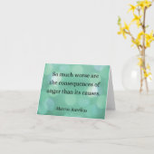 Marcus Aurelius: Verover woede en vind innerlijke Kaart (Gele Bloem)