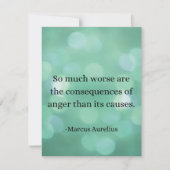 Marcus Aurelius: Verover woede en vind innerlijke Kaart (Voorkant)