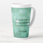 Marcus Aurelius: Verover woede en vind innerlijke Latte Mok (Rechterhoek)