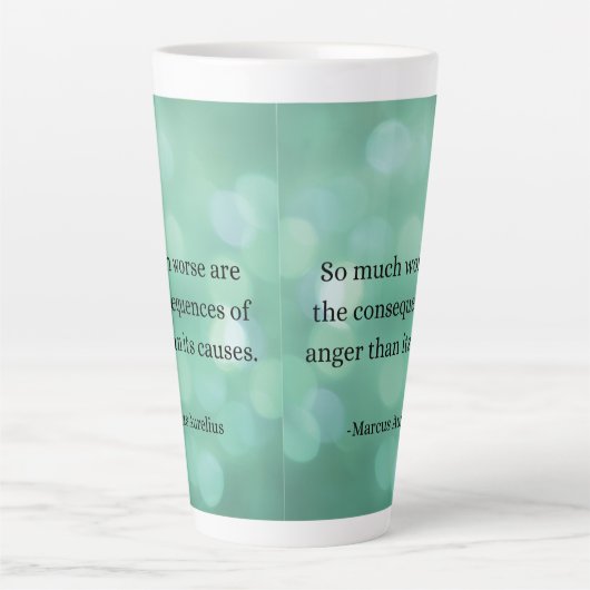 Marcus Aurelius: Verover woede en vind innerlijke Latte Mok (Voorkant)