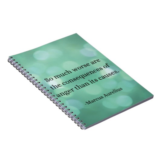 Marcus Aurelius: Verover woede en vind innerlijke Notitieboek (Rechterzijde)