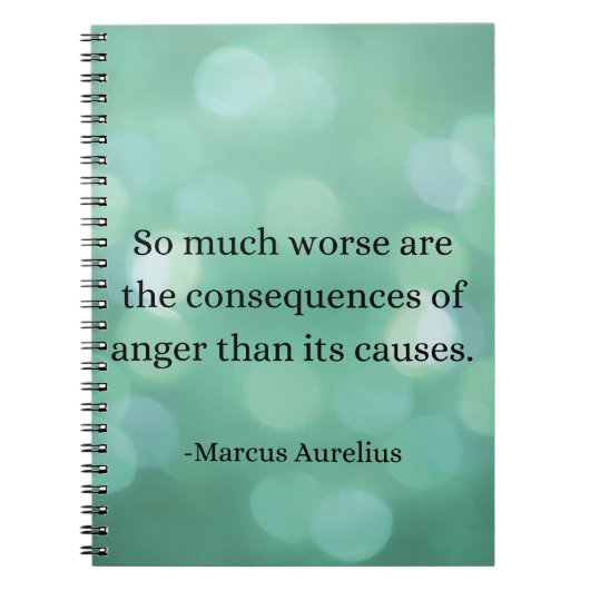 Marcus Aurelius: Verover woede en vind innerlijke Notitieboek (Voorkant)