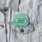 Marcus Aurelius: Verover woede en vind innerlijke Ronde Button 7,6 Cm (In situ)