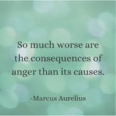 Marcus Aurelius: Verover woede en vind innerlijke Sticker (Voorkant)