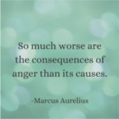 Marcus Aurelius: Verover woede en vind innerlijke Sticker (Voorkant)