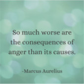 Marcus Aurelius: Verover woede en vind innerlijke Sticker (Voorkant)