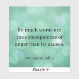 Marcus Aurelius: Verover woede en vind innerlijke Sticker