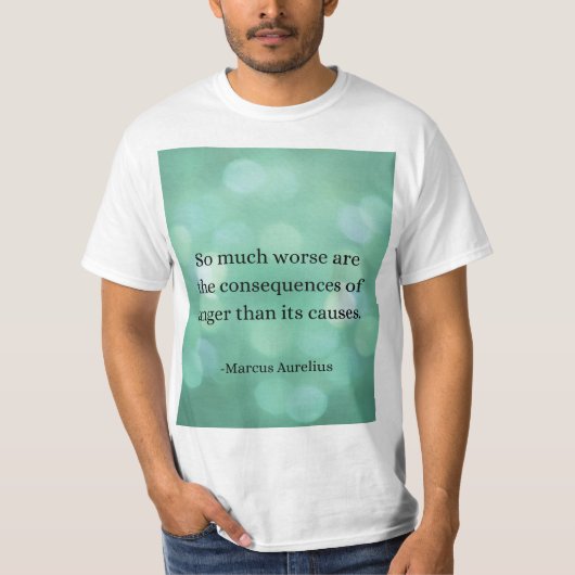 Marcus Aurelius: Verover woede en vind innerlijke T-shirt (Voorkant)