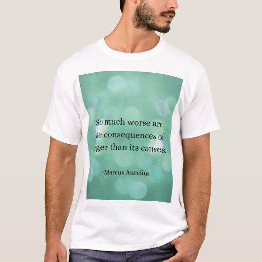 Marcus Aurelius: Verover woede en vind innerlijke  T-shirt (Voorkant)