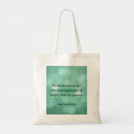 Marcus Aurelius: Verover woede en vind innerlijke  Tote Bag