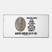 Marcus Aurelius wat er ook gebeurt Bureaumat (Voorkant)