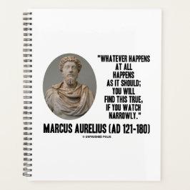 Marcus Aurelius wat er ook gebeurt Planner