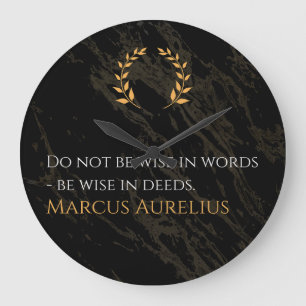 Marcus Aurelius' wijsheid: daden spreken luid Grote Klok