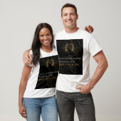 Marcus Aurelius' wijsheid: daden spreken luider da T-shirt (Unisex)