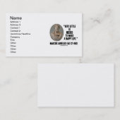 Marcus Aurelius Zeer weinig nodig om gelukkig te z Visitekaartje (Voorkant / Achterkant)