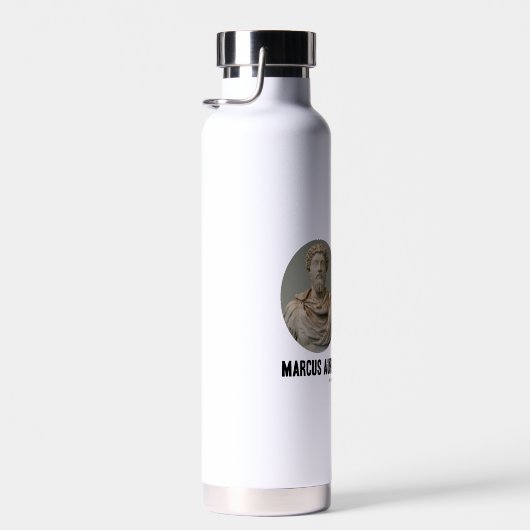 Marcus Aurelius Zeer weinig nodig om gelukkig te z Waterfles (Rechts)