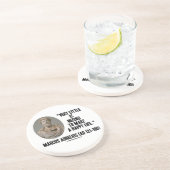 Marcus Aurelius Zeer weinig nodig om gelukkig te z Zandsteen Onderzetter (Zijkant)