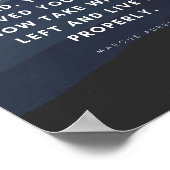 Marcus Aurelius | Zie jezelf als dood. Poster (Hoek)