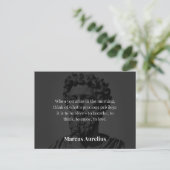 Marcus Aurelius's Ochtendreflectie Briefkaart (Staand voorkant)