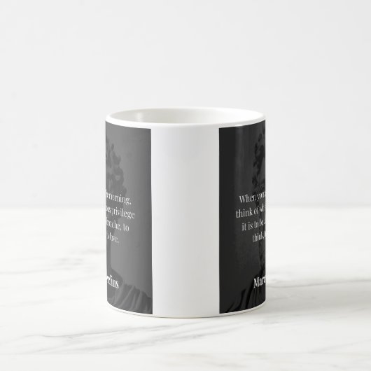 Marcus Aurelius's Ochtendreflectie: dankbaarheid v Koffiemok (Center)